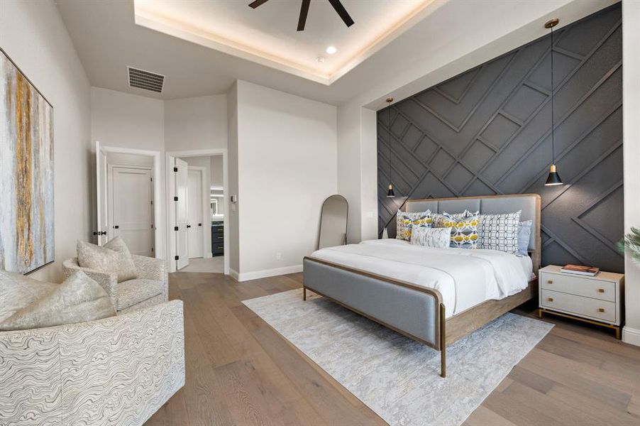 Furnished interior view inside a new home in , Pelican Bay (Image 15).