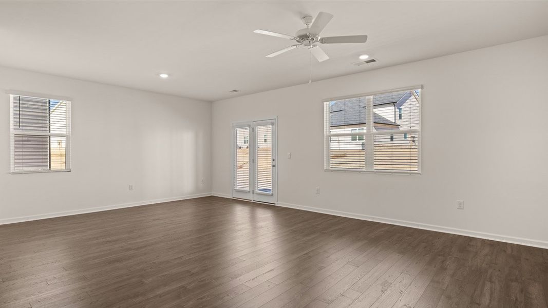 Representative unfurnished interior of a home built from the Belfort by D.R. Horton in Locust Grove Station - Cedar Ridge, Locust Grove (Image 13).