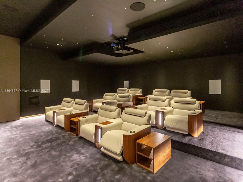 Furnished interior view inside a new home in , Miami (Image 35).