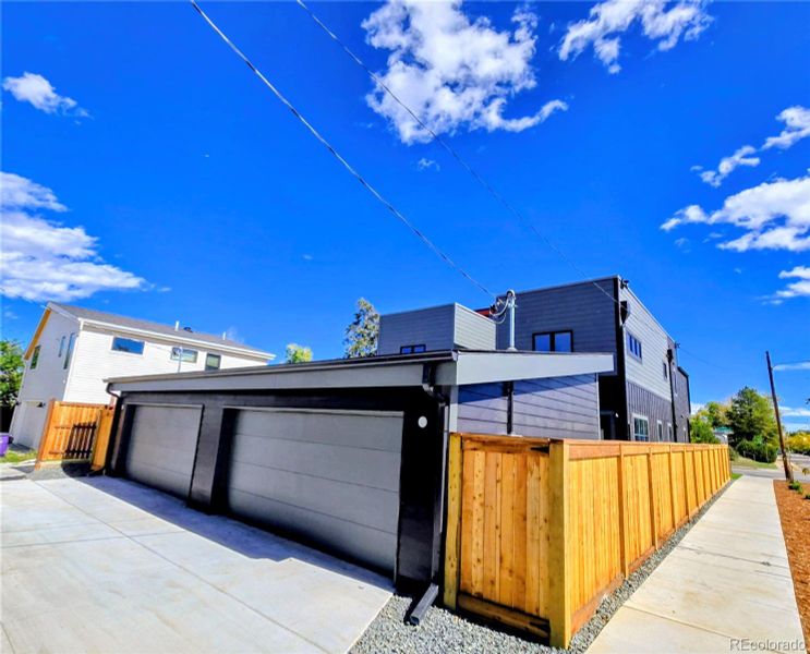 Exterior details and patio area of a home in , Denver (Image 3). Exterior details and patio area of a home in , Denver (Image 3).