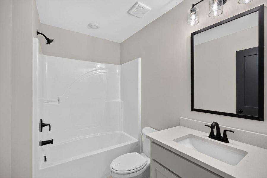 Furnished interior view inside a new home in Blackwelder Bluff, Bowdon (Image 17).