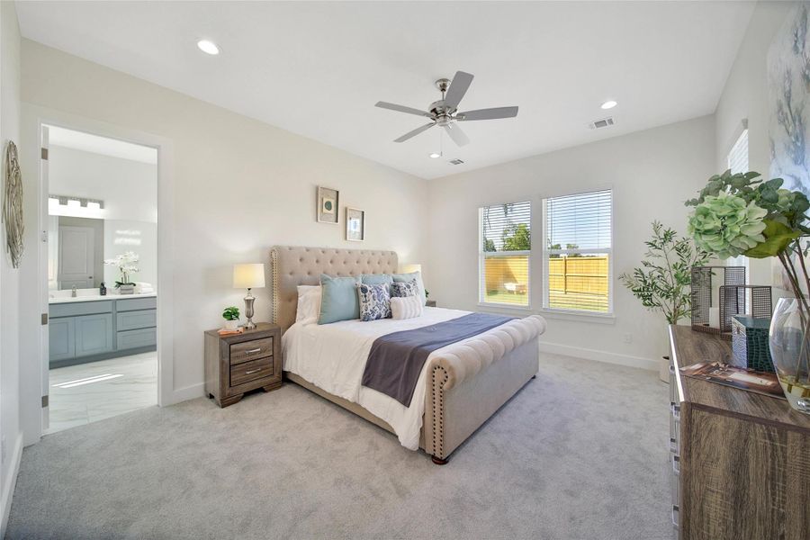 Furnished interior view inside a new home in , Houston (Image 14). Furnished interior view inside a new home in , Houston (Image 14).