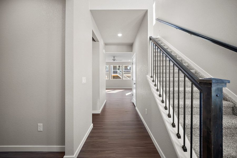 Spacious, unfurnished interior of a new home in Ridge at Lorson Ranch, Colorado Springs (Image 22).
