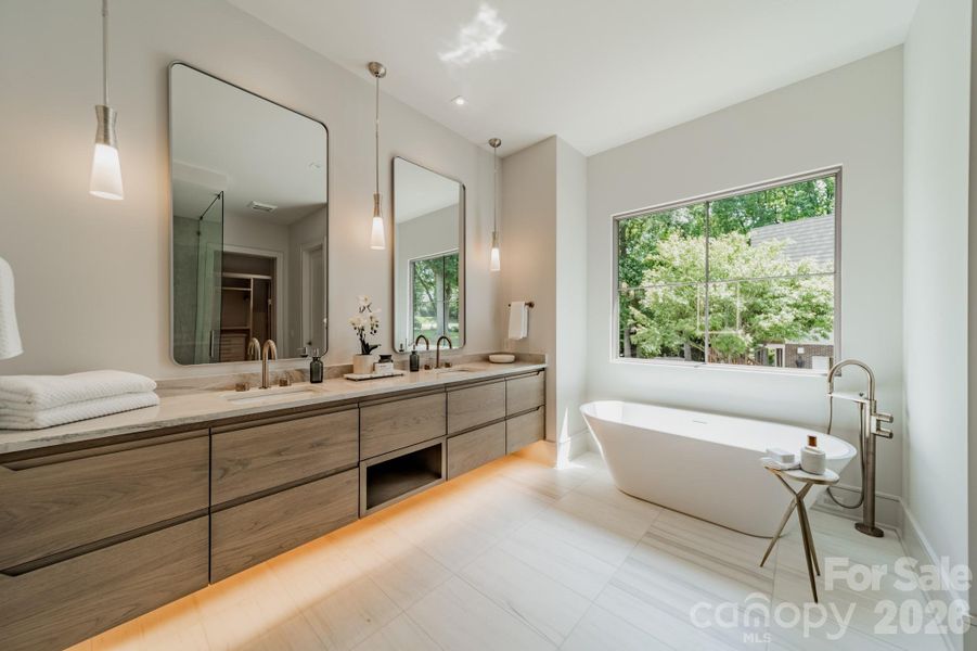 Furnished interior view inside a new home in , Cornelius (Image 31).