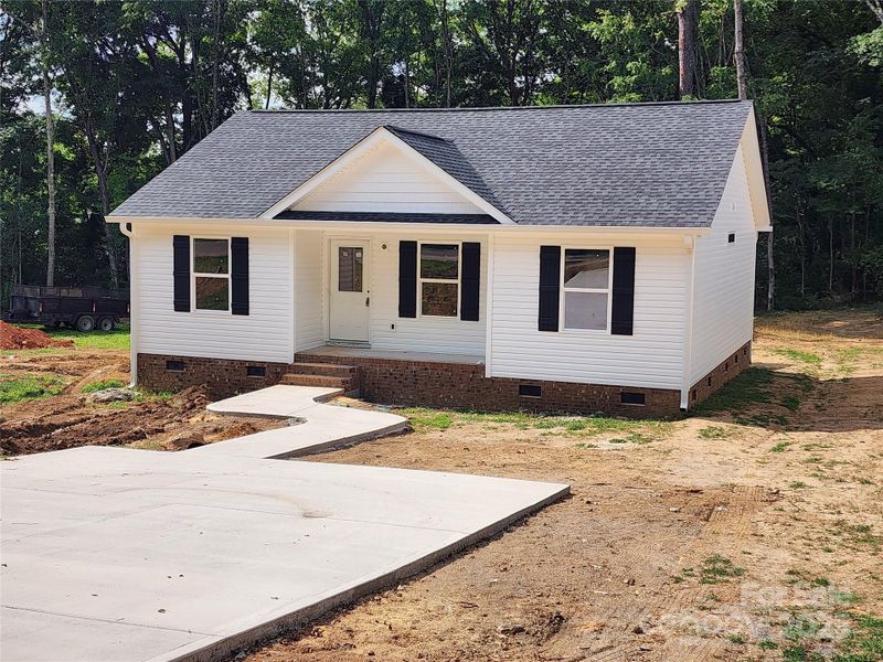 Photo EXAMPLE of completed plan