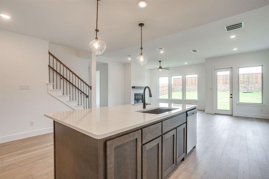 Furnished interior view inside a new home in Talon Hills, Fort Worth (Image 6).