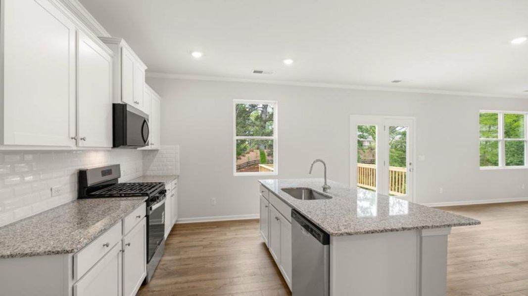 Furnished interior view inside a new home in Thompson Ridge, Dallas (Image 10).
