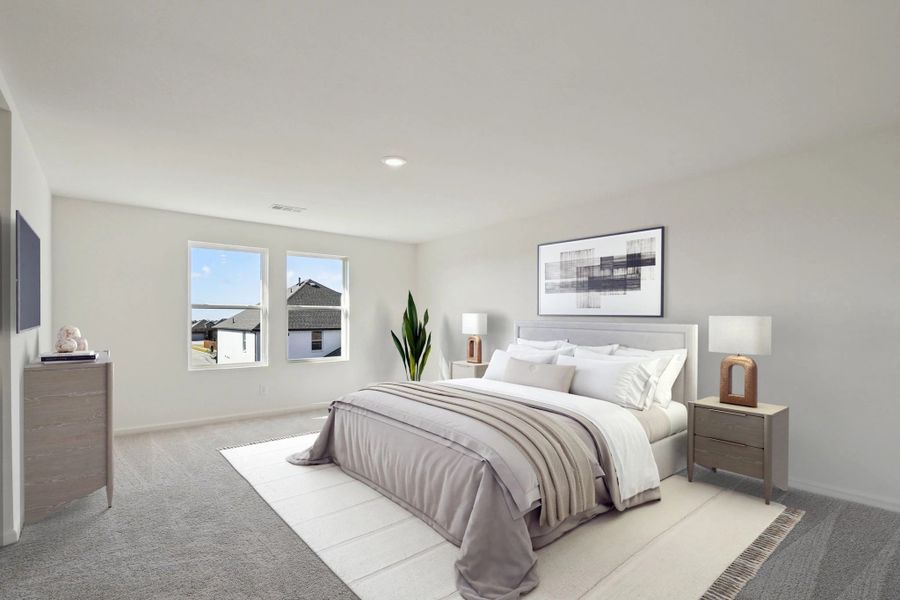 Representative furnished interior of a home built from the Eclipse by Starlight Homes in Casteel, Bethlehem (Image 5).