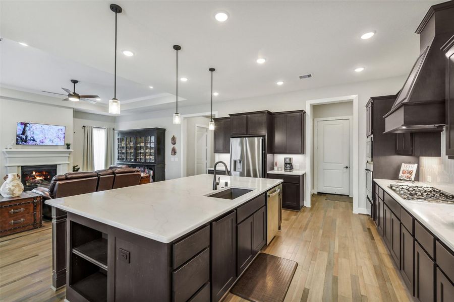 Furnished interior view inside a new home in Chambers Creek, Willis (Image 7).
