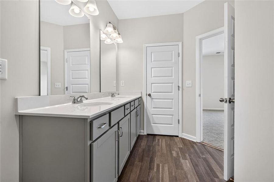 Furnished interior view inside a new home in Fairington, Cartersville (Image 11).