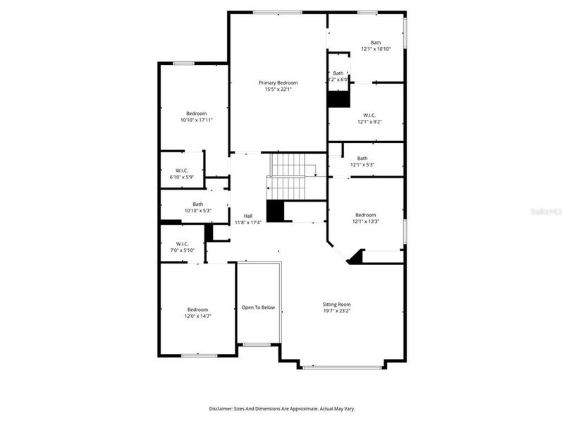 2D floor plan layout of this home in , Sanford, FL (Image 5).