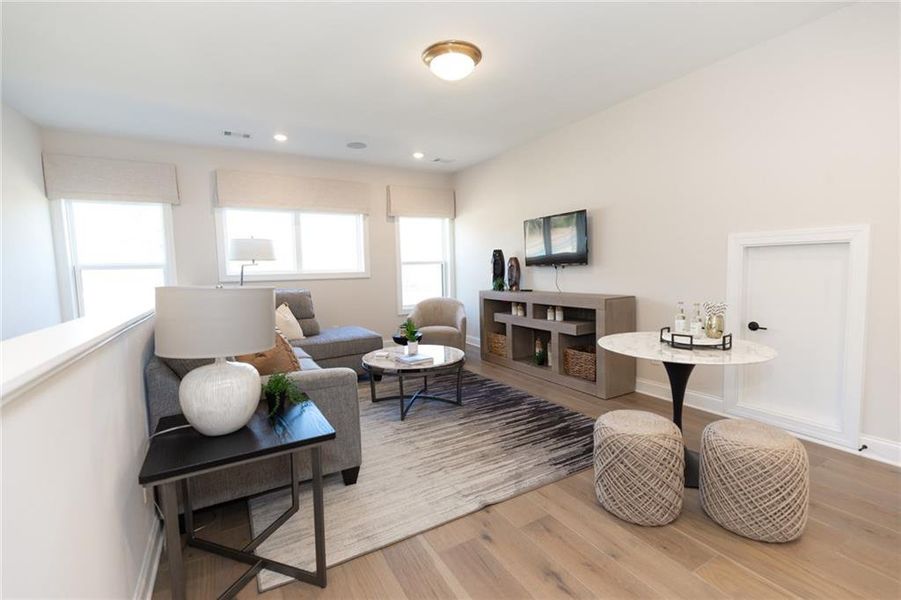 Furnished interior view inside a new home in Aberdeen, Hoschton (Image 42).