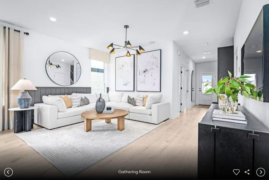 Interior photos- Photo of Pulte model home with same floor plan, not of actual home listed.