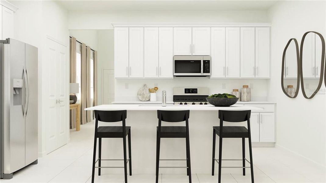 Furnished interior view inside a new home in , Groveland (Image 8).