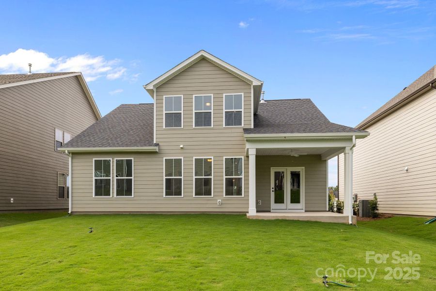 Front exterior of a new home in Lakeside Glen, York, SC, highlighting curb appeal (Image 18). Front exterior of a new home in Lakeside Glen, York, SC, highlighting curb appeal (Image 18).