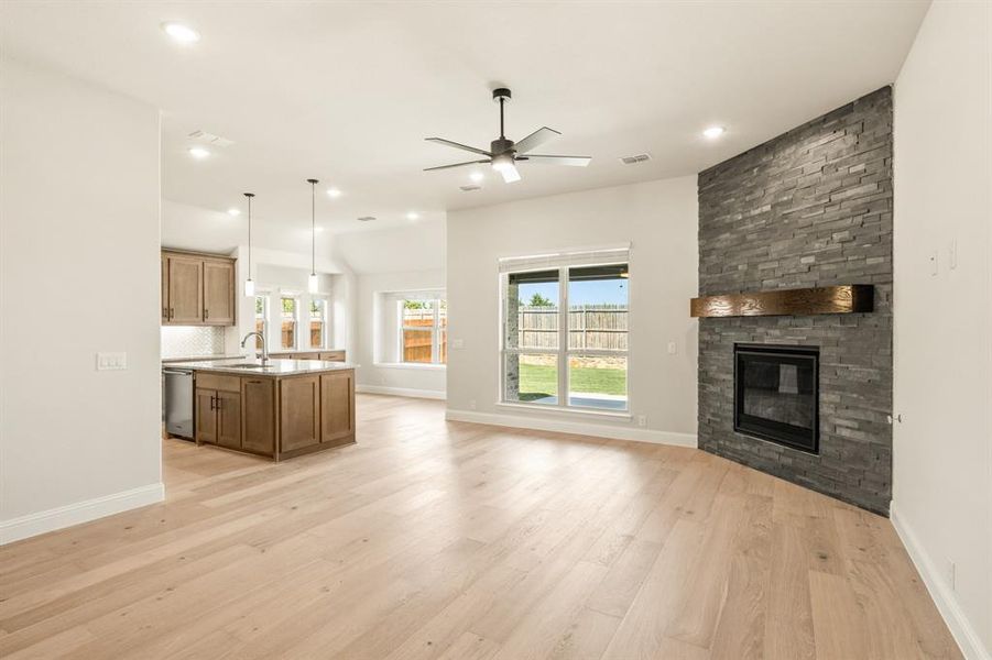 Spacious, unfurnished interior of a new home in Mockingbird Heights Classic 60, Midlothian (Image 15). Spacious, unfurnished interior of a new home in Mockingbird Heights Classic 60, Midlothian (Image 15).