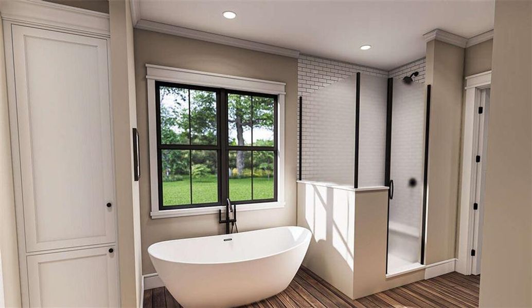 Furnished interior view inside a new home in , Maysville (Image 18).