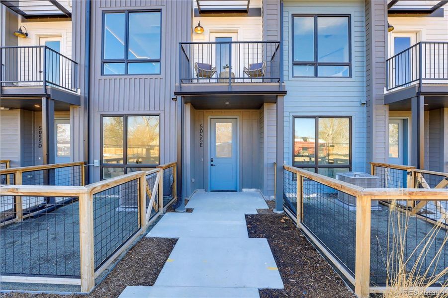 Exterior details and patio area of a home in , Arvada (Image 22).