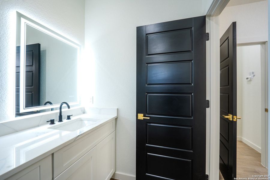 Furnished interior view inside a new home in , Somerset (Image 6).