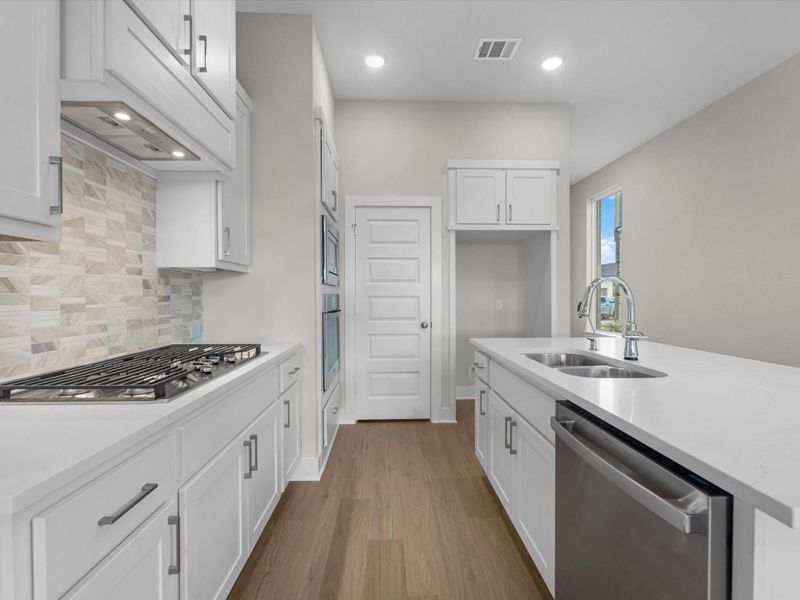 Furnished interior view inside a new home in Trillium, Richmond (Image 9).