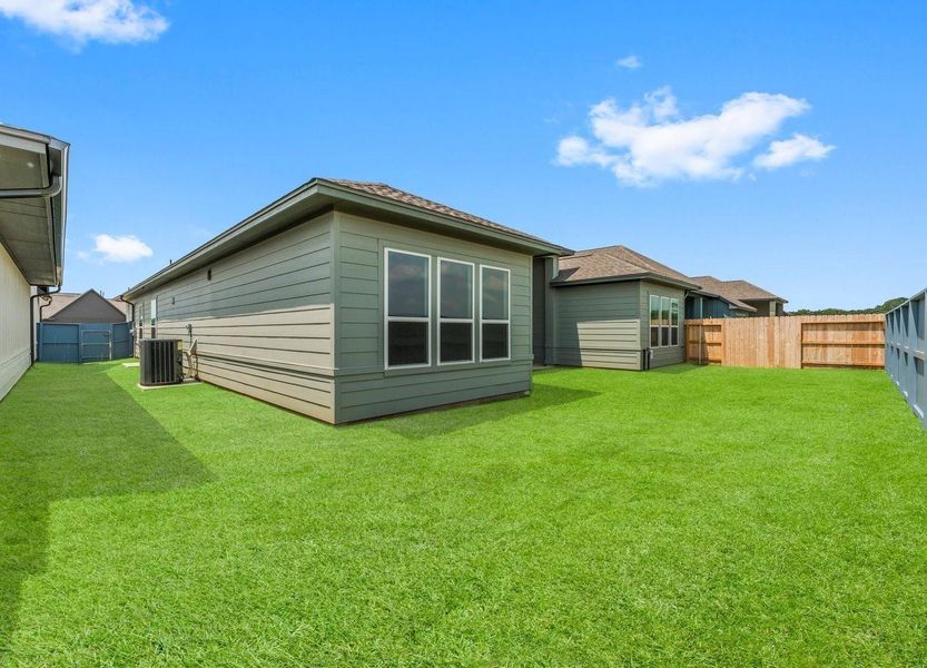 Back Yard and Side Yard Back Yard and Side Yard