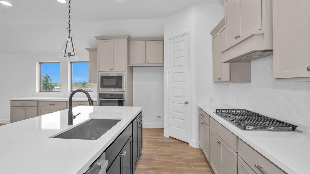 Furnished interior view inside a new home in Legacy 50', League City (Image 7).