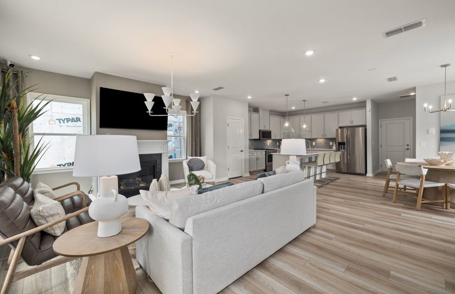 Representative furnished interior of a home built from the Sedona by Pulte Homes in Mailman Post, Knightdale (Image 6).