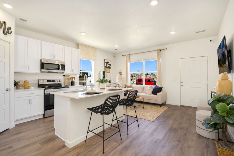 Furnished interior view inside a new home in Liberty Draw, Evans (Image 6).