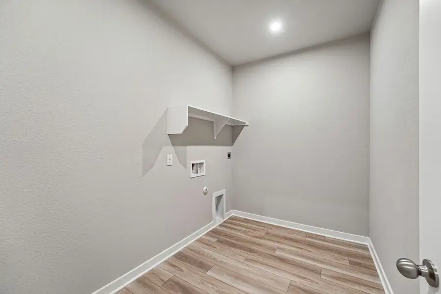 Representative unfurnished interior of a home built from the Tejas by Omega Builders in Hillside Village, Temple (Image 14). Representative unfurnished interior of a home built from the Tejas by Omega Builders in Hillside Village, Temple (Image 14).