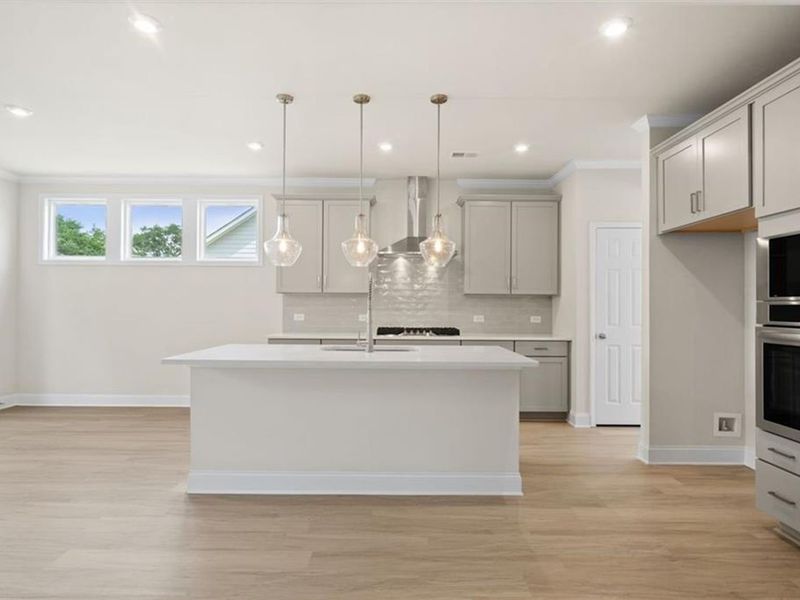 Furnished interior view inside a new home in Wehunt Meadows, Hoschton (Image 7).