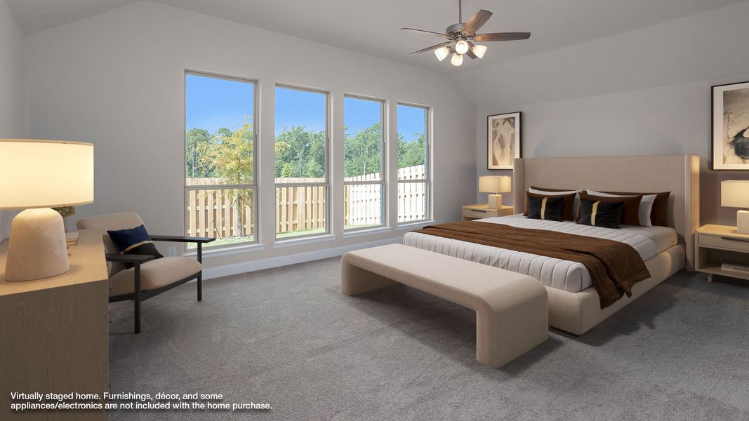 Furnished interior view inside a new home in Colton 55', Montgomery (Image 6).