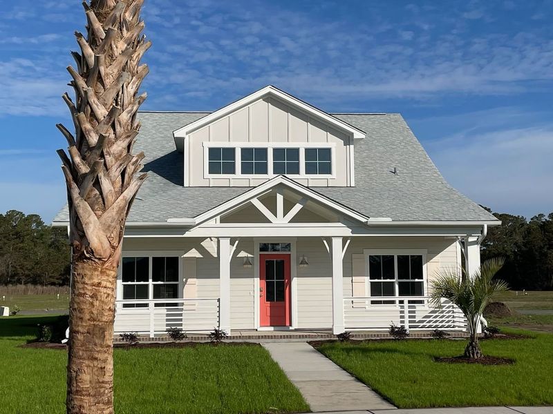 Representative exterior photo of a completed home built from the Brookside by Bill Clark Homes in Osprey Landing, Southport, NC (Image 5).