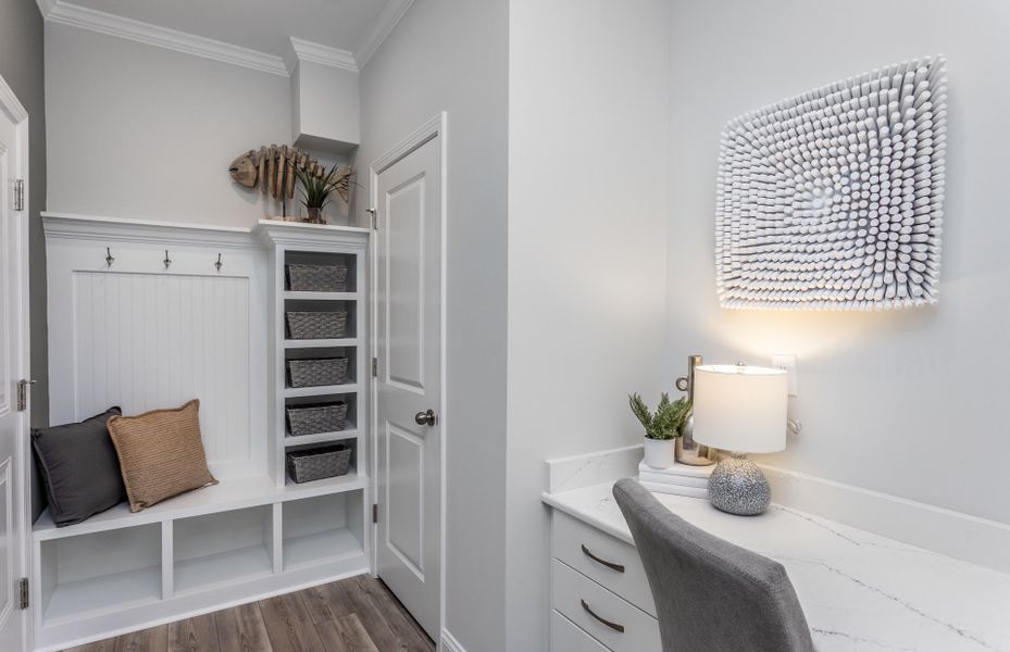 Representative furnished interior of a home built from the Continental by Pulte Homes in Riverlights, Wilmington (Image 3).