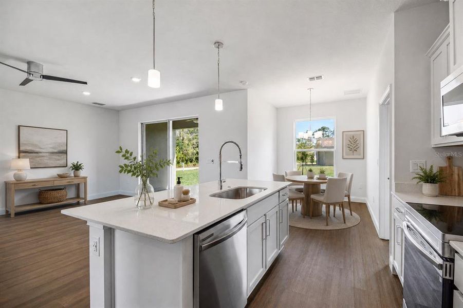 Furnished interior view inside a new home in , Palm Coast (Image 13).