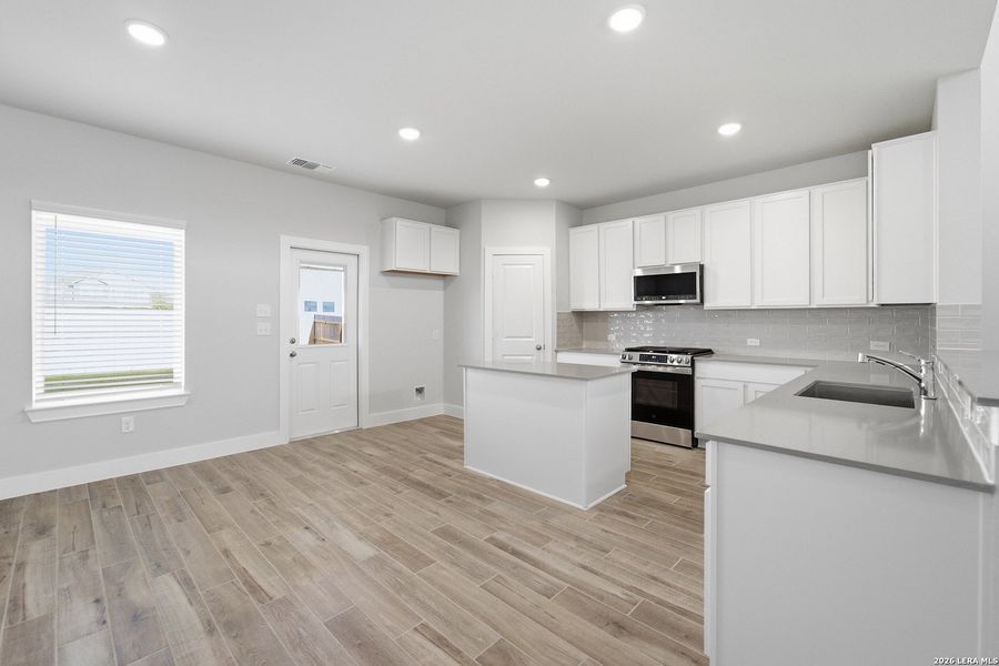 Furnished interior view inside a new home in Morgan Meadows, San Antonio (Image 6).