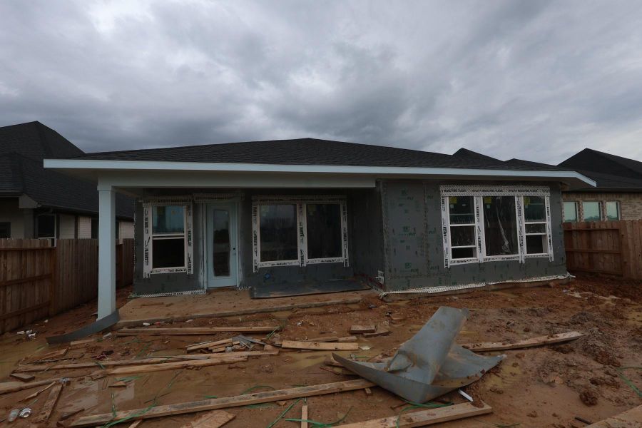 In-progress construction of a new home in The Grand Prairie - Retreat Collection, Hockley, TX (Image 4). In-progress construction of a new home in The Grand Prairie - Retreat Collection, Hockley, TX (Image 4).