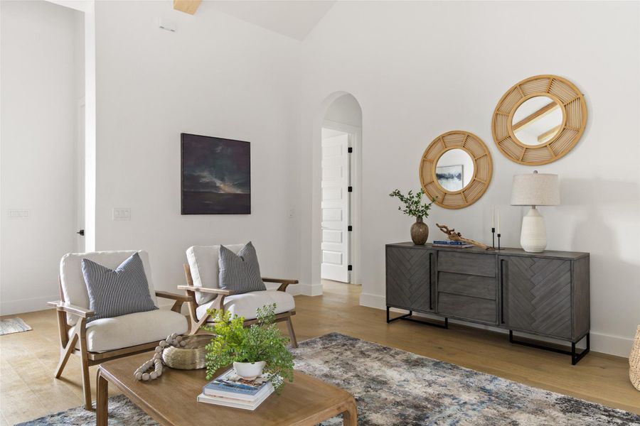 Furnished interior view inside a new home in , Wimberley (Image 14).