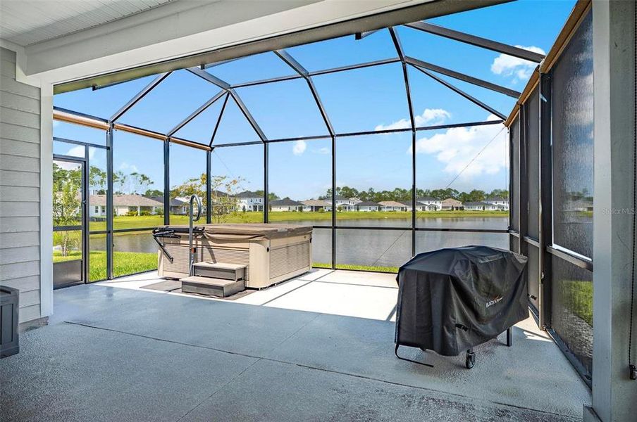 Furnished interior view inside a new home in , Palm Coast (Image 29).
