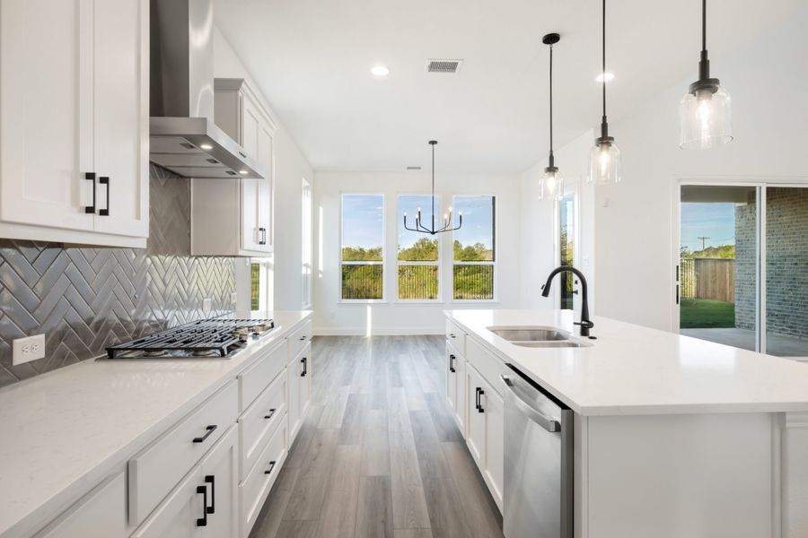 Furnished interior view inside a new home in Cambridge Crossing, Celina (Image 8).