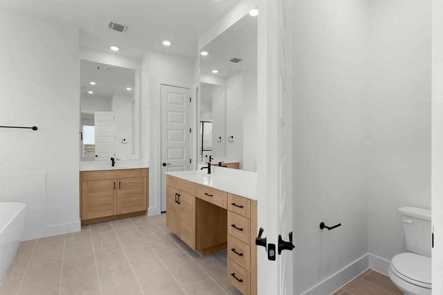 Furnished interior view inside a new home in The Grove at Blackhawk, Pflugerville (Image 10).