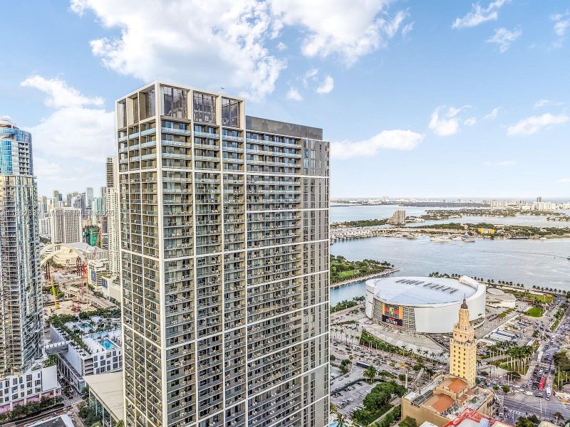 Front exterior of a new home in , Miami, FL, highlighting curb appeal (Image 1). Front exterior of a new home in , Miami, FL, highlighting curb appeal (Image 1).