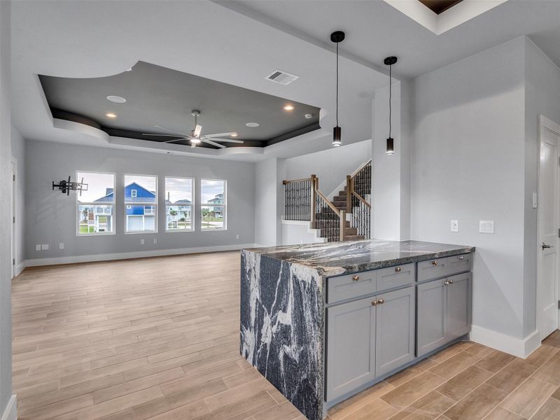 Furnished interior view inside a new home in , Galveston (Image 7).