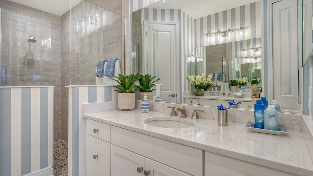 Representative furnished interior of a home built from the Tidewinds 2 by Neal Communities in Vistera of Venice, Venice (Image 29).