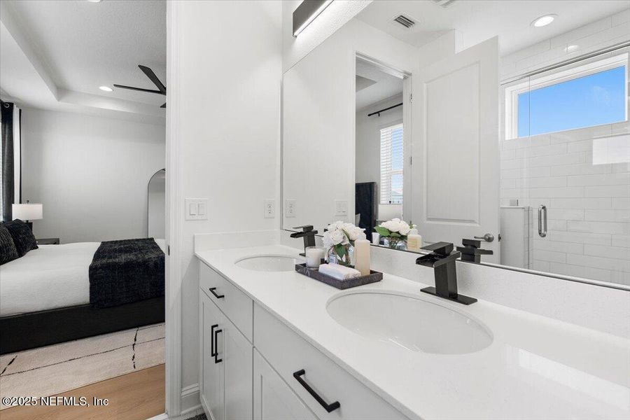 Furnished interior view inside a new home in , St. Johns (Image 8).