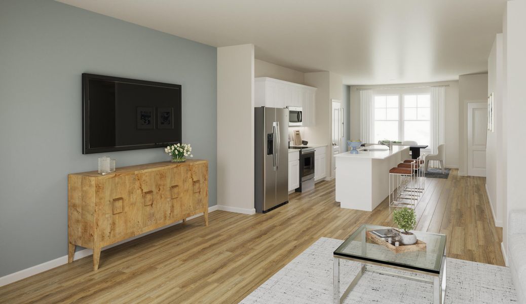 Furnished interior view inside a new home in , Ladson (Image 6).