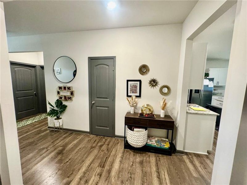 Furnished interior view inside a new home in Oakwood, Dallas (Image 5).