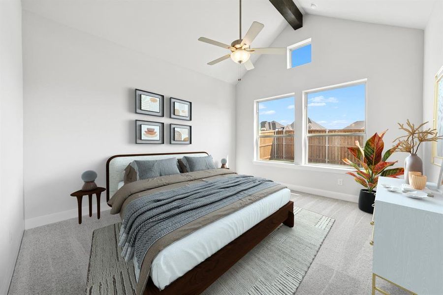 Furnished interior view inside a new home in Sandbrock Ranch, Aubrey (Image 13). Furnished interior view inside a new home in Sandbrock Ranch, Aubrey (Image 13).