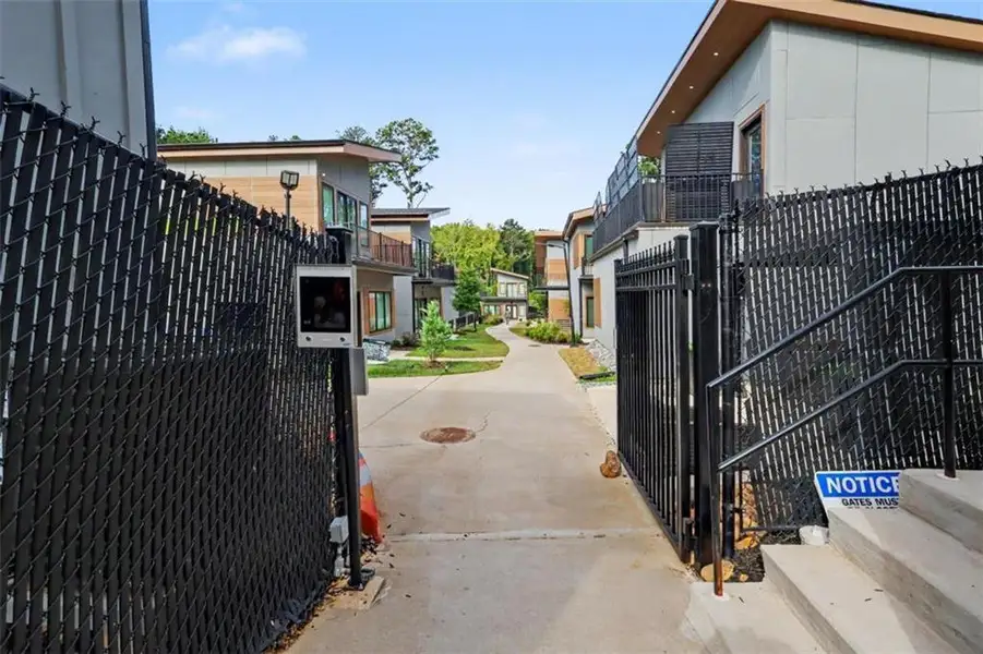 Exterior details and patio area of a home in , Union City (Image 27). Exterior details and patio area of a home in , Union City (Image 27).