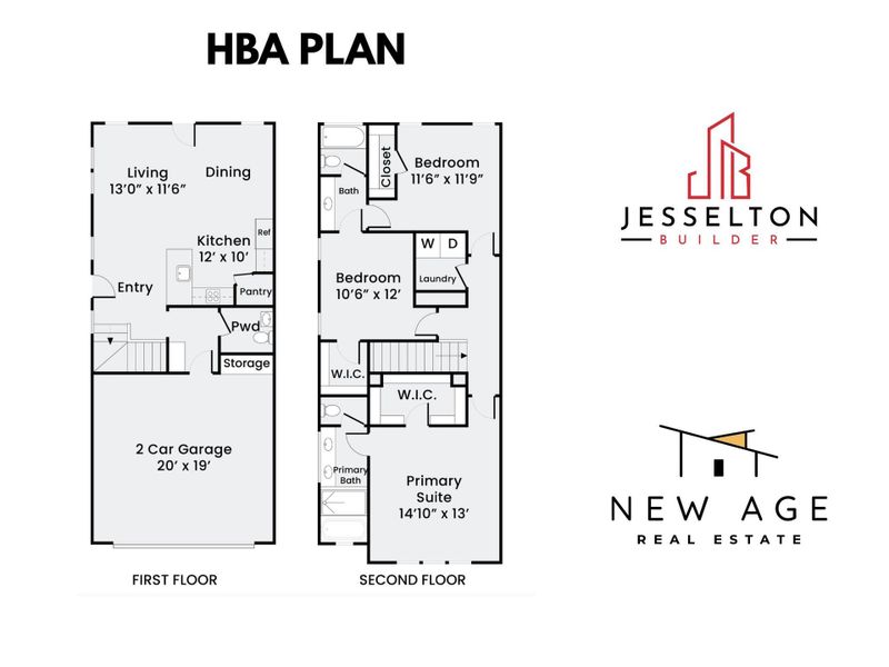 2D floor plan layout of this home in Jesselton Square at Creekmont, Houston, TX (Image 5). 2D floor plan layout of this home in Jesselton Square at Creekmont, Houston, TX (Image 5).