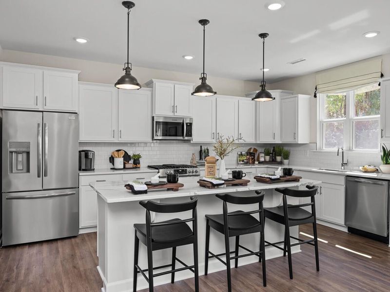 Furnished interior view inside a new home in Woodland Crossing, Zebulon (Image 3).